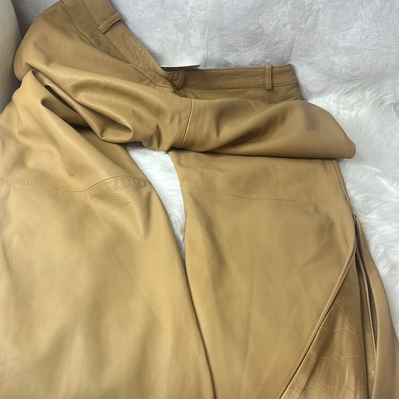 ST. JOHN COUTURE by Marie Gray 100% LEATHER COUTURE PANTS - Picture 13 of 16